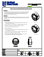 Предварительный просмотр 2 страницы United Enertech CR Installation And Maintenance Instructions