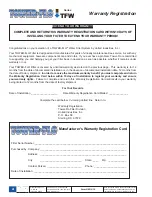 Preview for 4 page of United Industries TOWER-FLO TFW Series Technical Manual