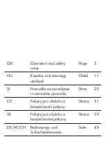 Preview for 2 page of UNITED OFFICE 284284 Operation And Safety Notes