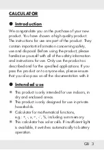 Preview for 3 page of UNITED OFFICE 284284 Operation And Safety Notes