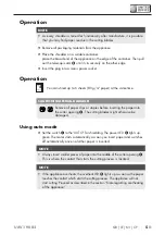 Preview for 8 page of UNITED OFFICE 327170 1904 Operating Instructions Manual