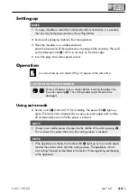 Preview for 38 page of UNITED OFFICE 365280 2204 Operating Instructions Manual