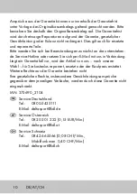 Preview for 10 page of UNITED OFFICE 375690 2104 Instructions For Use Manual