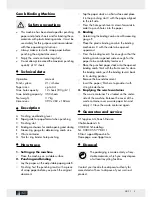 Предварительный просмотр 4 страницы UNITED OFFICE 66068 Operation And Safety Notes