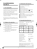 Preview for 4 page of UNITED OFFICE KH 4418 LAMINATOR Operating Instructions Manual