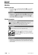 Preview for 107 page of UNITED OFFICE UAVS 300 A1 Operating Instructions And Safety Instructions