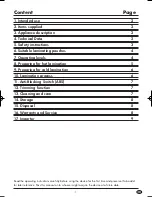 Preview for 3 page of UNITED OFFICE ULG 300 A1 A3 LAMINATOR Operating Instructions Manual