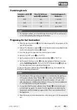 Preview for 58 page of UNITED OFFICE ULG 300 B1 Operating Instructions And Safety Instructions