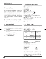 Preview for 4 page of UNITED OFFICE ULG 350 A1 -  4 Operating Instructions Manual