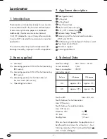 Preview for 4 page of UNITED OFFICE ULG 350 A1 -  5 Operating Instructions Manual