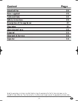 Preview for 21 page of UNITED OFFICE UTB 250 A1 -  2 Operating Instructions Manual