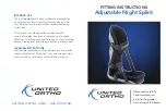 Preview for 1 page of UNITED ORTHO Adjustable Night Splint Fitting Instructions