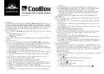 United Pacific Da CoolBox 99122 Quick Start Manual preview