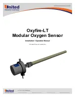 United Process Controls Oxyfire-LT Installation & Operation Manual предпросмотр