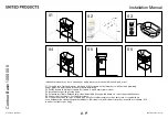 Предварительный просмотр 2 страницы United Products Contour Basin Installation Instructions