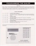 Предварительный просмотр 7 страницы United Security Products AD-2001 Owner'S Manual