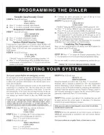 Предварительный просмотр 11 страницы United Security Products AD-2001 Owner'S Manual