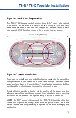 Preview for 8 page of United Spa Controls T8-S Topside Installation Manual & Users Manual