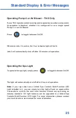 Preview for 26 page of United Spa Controls T8-S Topside Installation Manual & Users Manual