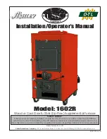 Предварительный просмотр 1 страницы United States Stove Company 1602R Installation/operator's Installation & Operator'S Manual