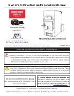 Preview for 1 page of United States Stove Company Hot Blast HB1520 Owner’S Instruction And Operation Manual