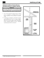 Предварительный просмотр 10 страницы United States Stove Company KING KP5513 Owner’S Instruction And Operation Manual