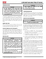 Preview for 14 page of United States Stove Company US5513 Owner’S Instruction And Operation Manual