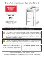 Preview for 1 page of United States Stove 5710-XH Owner’S Instruction And Operation Manual