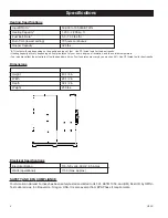 Предварительный просмотр 4 страницы United States Stove 6300C Owner'S Manual