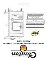 Preview for 56 page of United States Stove Clayton 1661E Owner'S Installation And Operation Manual