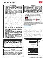 Preview for 5 page of United States Stove F19-552 Instruction And Operation Manual