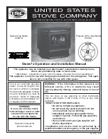 Preview for 1 page of United States Stove Fiero C9947L Owner'S Operation And Installation Manual