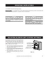 Preview for 17 page of United States Stove HOTBLAST 1200G Owner'S Manual