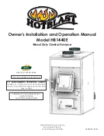 Preview for 1 page of United States Stove Hotblast HB1440E Owner'S Installation And Operation Manual