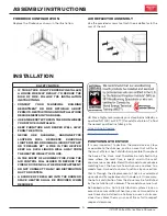 Предварительный просмотр 5 страницы United States Stove US2000E-BL Owner’S Instruction And Operation Manual