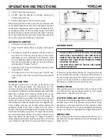 Preview for 11 page of United States Stove VOGELZANG VG5770 Owner’S Instruction And Operation Manual