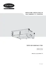 United Technologies Carrier 39CQ Manual preview