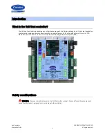 Preview for 4 page of United Technologies Carrier Unit Vent Open Integration Manual