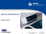 United Technologies Carrier XARIOS 150 Installation Module preview