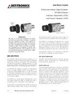 Preview for 3 page of United Technologies Det-Tronics GT3000 Series Instructions Manual