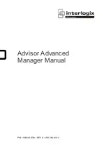 Preview for 1 page of United Technologies Interlogix Advisor Advanced ATS1000A-SM Manager Manual