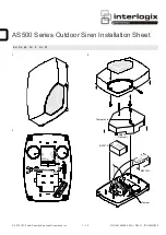 Preview for 1 page of United Technologies interlogix AS500 Series Installation Sheet