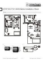 United Technologies Interlogix ATS7120 Installation Sheet preview