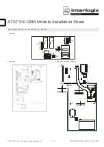 Preview for 1 page of United Technologies Interlogix  ATS7310 Installation Sheet