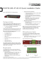 United Technologies Interlogix NS4750-24S-4T-4X-V2 Quick Installation Manual preview