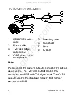 Preview for 6 page of United Technologies Interlogix TruVision TVB-2401 Installation Manual