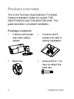 Preview for 4 page of United Technologies interlogix TruVision TVB-2402 Installation Manual