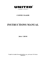 Preview for 1 page of UNITED CM9166 Instruction Manual