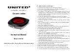 Preview for 1 page of UNITED CP2729 Instruction Manual