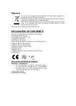 Preview for 3 page of UNITED CP9121 Instruction Manual